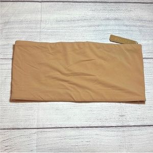 SKIMS FITS EVERYBODY bandeau bra ochre size small
